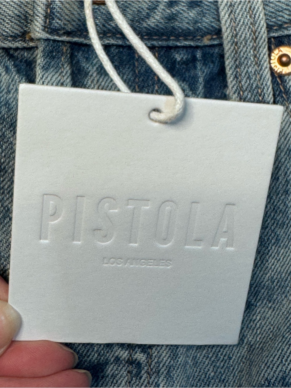NEW PISTOLA Cassie Super High Rise Straight Jeans Bramble - Picture 9 of 16